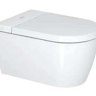 Duravit SensoWash Starck - elektronisks bidē sēdeklis f Plus Compact, ar keramiku, Rimless, HygieneGlaze, SoftClose, balts 650000012004320