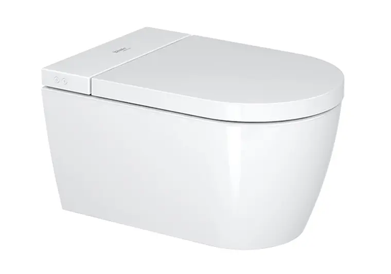 Duravit SensoWash Starck - elektronisks bidē sēdeklis f Plus Compact, ar keramiku, Rimless, HygieneGlaze, SoftClose, balts 650000012004320