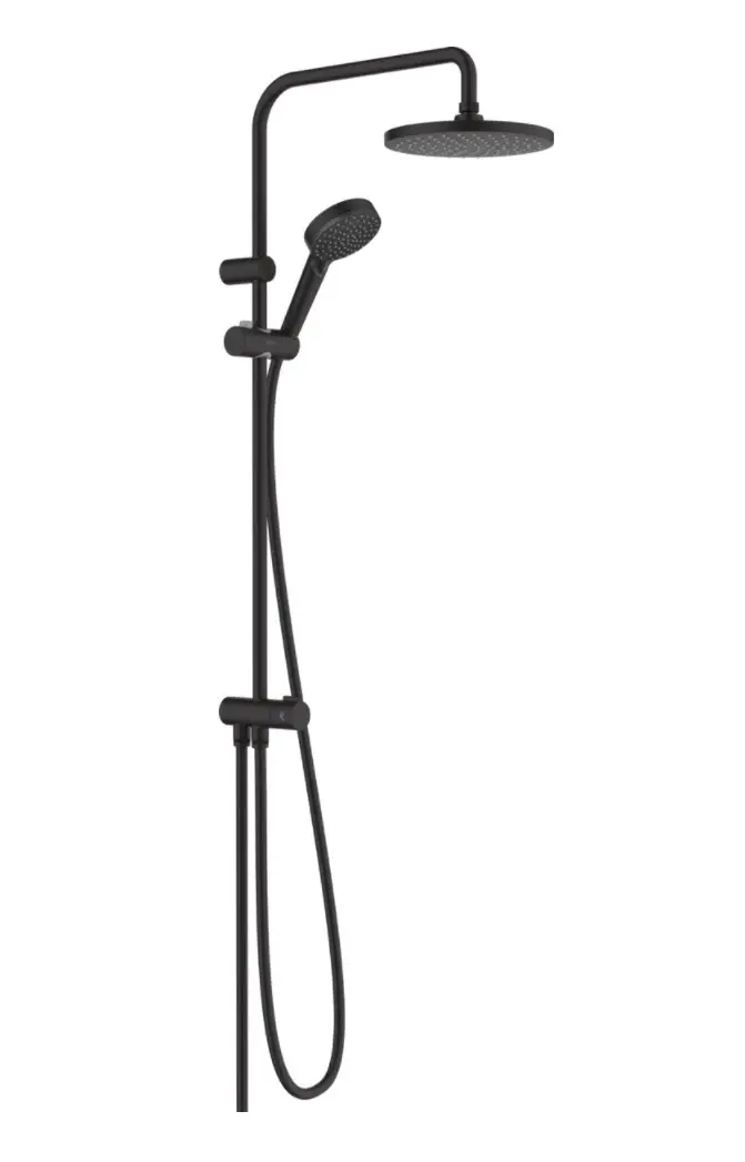 Hansgrohe Vernis Blend - dušas komplekts Showerpipe 200 Reno, EcoSmart, matēti melns 26099670