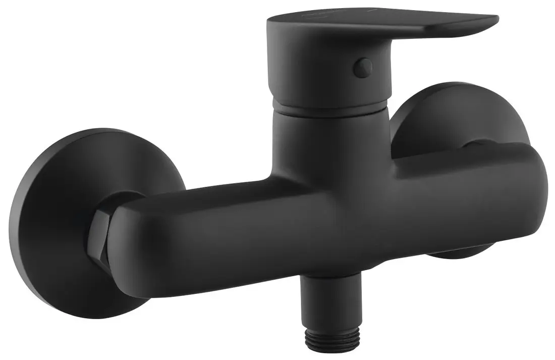 Aqualine Lotta - dušas maisītājs, matēti melns LT611B