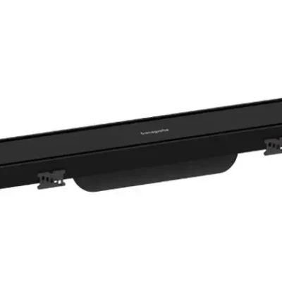Hansgrohe RainDrain Match Plus - dušas noteka 100 cm, ar resti, matēti melna 56217670