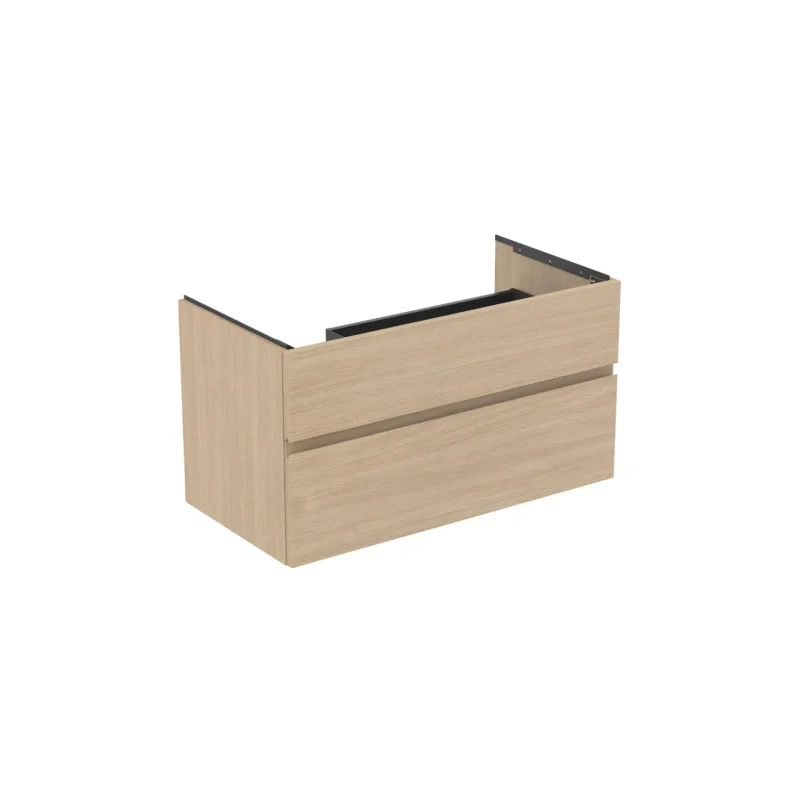Ideal Standard Finesse - izlietnes skapītis 100x51x55 cm, 2 atvilktnes, balināts ozols E3445US