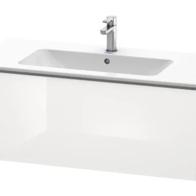 Duravit L-Cube - izlietnes skapītis 40x102x48 cm, 1 atvilktne, balts spīdīgs LC614202222