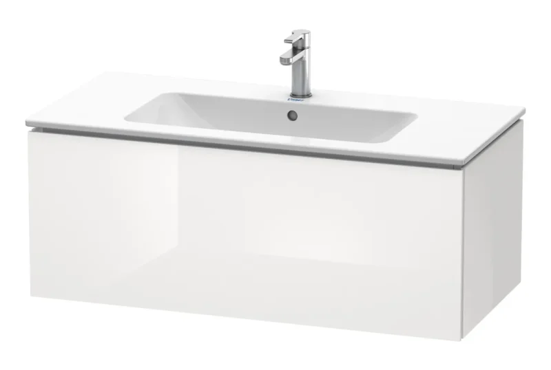 Duravit L-Cube - izlietnes skapītis 40x102x48 cm, 1 atvilktne, balts spīdīgs LC614202222