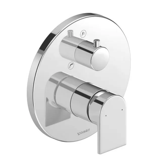 Duravit Tulum - zemapmetuma vannas maisītājs, hromēts TU5210018010