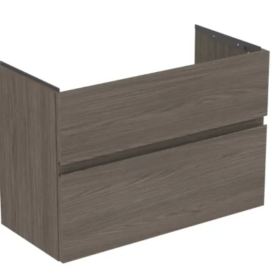 Ideal Standard Finesse - izlietnes skapītis, 80x38x55 cm, 2 atvilktnes, Dark Elm E3380UR