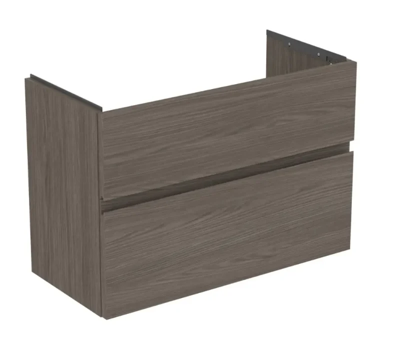 Ideal Standard Finesse - izlietnes skapītis, 80x38x55 cm, 2 atvilktnes, Dark Elm E3380UR