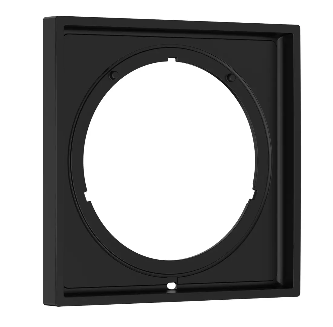 Axor ShowerSelect ID - pagarinājums 17x17 cm, matēti melns 13641670