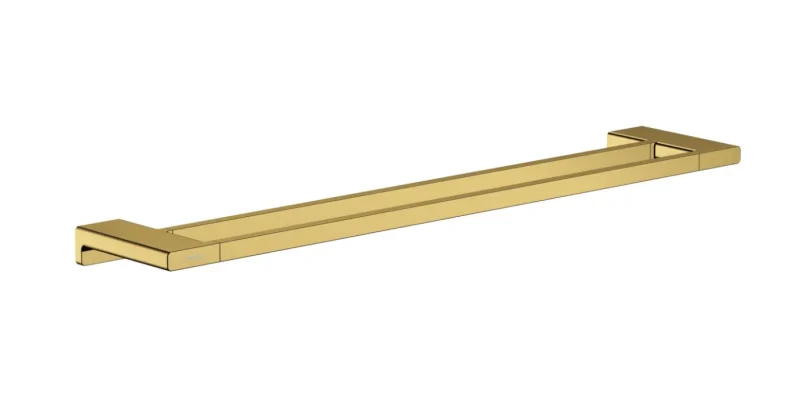Hansgrohe AddStoris - dubultais dvieļu turētājs, garums 65 cm, pulēta zelta apdare 41743990