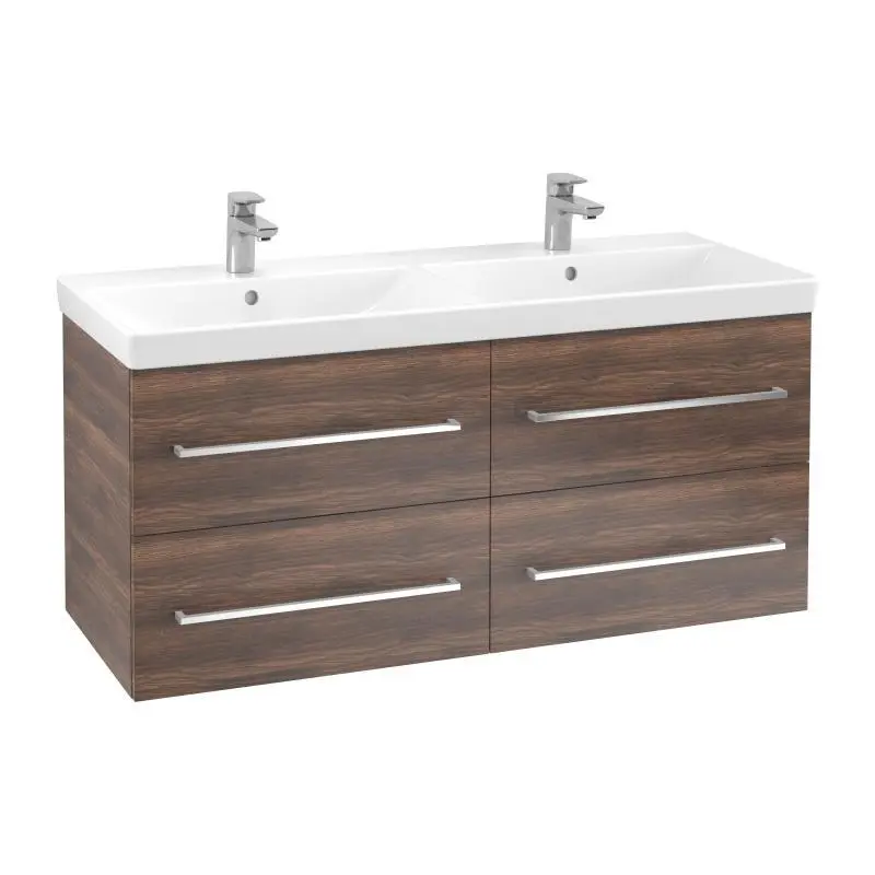 Villeroy & Boch Avento - izlietnes skapītis, 115x51x45 cm, 4 izvelkamās atvilktnes, Arizona Oak A89300VH