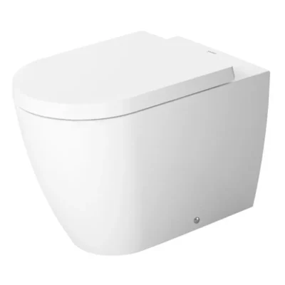 Duravit ME by Starck - stāvošs dziļais WC, HygieneGlaze, balts/balts matēts 2169099000