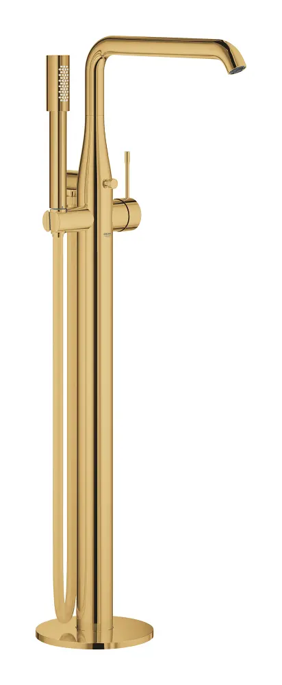Grohe Essence - vannas vienas sviras maisītājs, grīdas montāža, Cool Sunrise 23491GL1