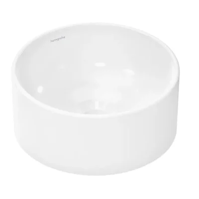 Hansgrohe Xuniva S - uz virsmas uzstādāma rokas izlietne, diametrs 30 cm, bez pārplūdes, balta 60163450