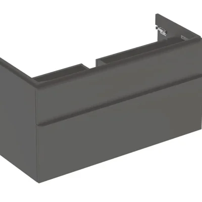 Geberit Smyle Square - izlietnes zemskapis, 118x47x62 cm, 2 izvelkamās atvilktnes, lava 500.355.JK.1