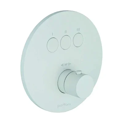 Paffoni Compact Box - zemapmetuma termostata maisītājs, 3 patērētājiem, matēti balts CPT019BO