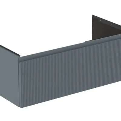 Ideal Standard Finesse - izlietnes skapītis, 100x51x37 cm, 1 atvilktne, rievots matēts ashblue E3393UQ