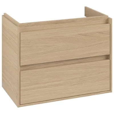 Villeroy & Boch Skyla - izlietnes apakšskapītis, 77x60x44 cm, 2 atvilktnes, Nordic Oak C79600VJ