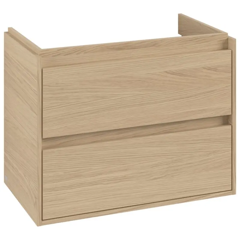 Villeroy & Boch Skyla - izlietnes apakšskapītis, 77x60x44 cm, 2 atvilktnes, Nordic Oak C79600VJ