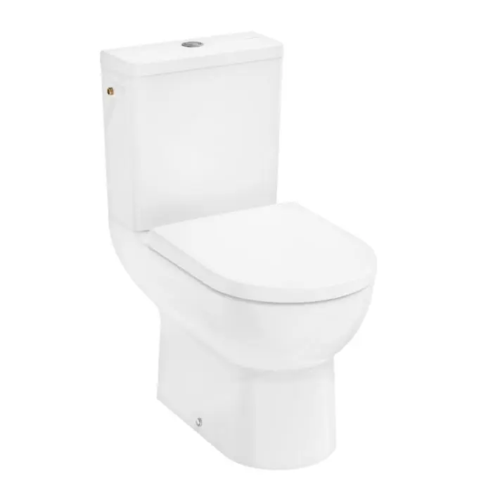 Hansgrohe GladeLake S - WC komplekts ar SoftClose sēdekli, Vario izvads, AquaChannel Flush, Rimless, EcoSmart, balts 60313450