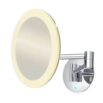 Nimco kosmētiskais spogulis - sienas kosmētiskais spogulis ar LED apgaismojumu, hroms ZK 20265P-26