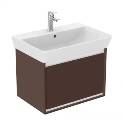 Ideal Standard Connect Air - izlietnes skapītis Cube 60 cm, 53x41x40 cm, brūns matēts/balts matēts E0846VY