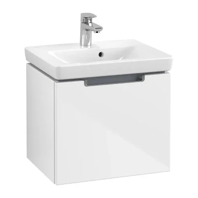 Villeroy & Boch Subway 2.0 - izlietnes skapītis, 49x42x38 cm, 1 durvis, Glossy White A68510DH