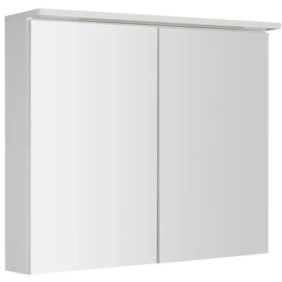 Aqualine KAWA - spoguļskapis ar LED apgaismojumu, 70x80x22 cm, balts WGL80S