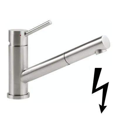 Villeroy & Boch Como - virtuves izlietnes maisītājs ar izvelkamu dušu, nerūsējošais tērauds 925211LC