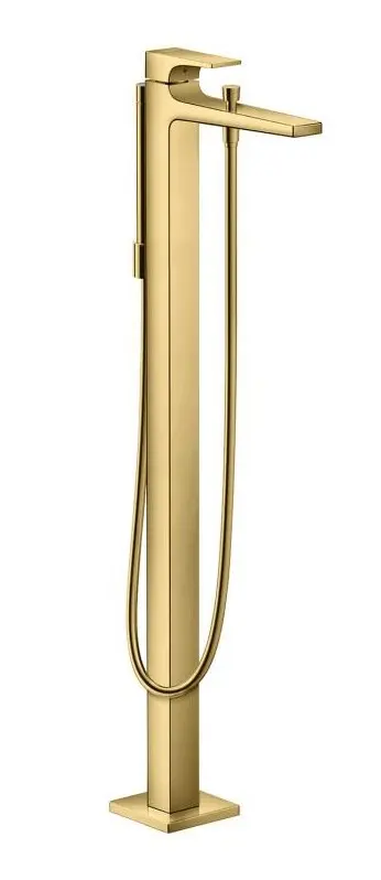 Hansgrohe Metropol - vannas maisītājs, grīdas montāža, pulēts zelts 32532990