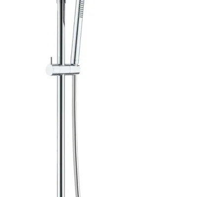kielle Oudee - dušas komplekts ar termostatu, 20 cm, 1 strūklas veids, hroms 20602040E