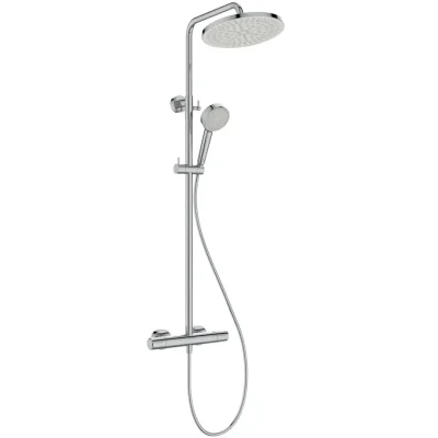 Ideal Standard Ceratherm T25 - dušas komplekts ar termostatu, diametrs 26 cm, 2 strūklas veidi, hroms A8495AA