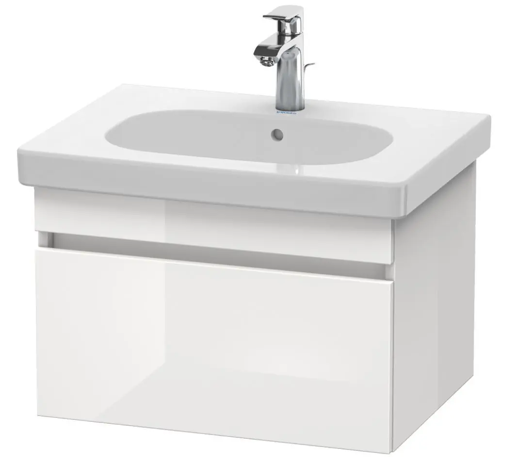 Duravit DuraStyle - izlietnes skapītis 40x60x45 cm, ar 1 atvilktni, balts spīdīgs DS638302222