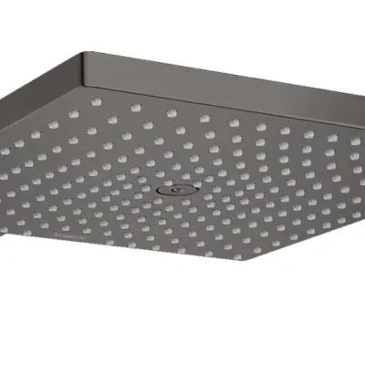 Hansgrohe Raindance E - galvas duša, 30x30 cm, EcoSmart, hroms melni birstēts 26239340
