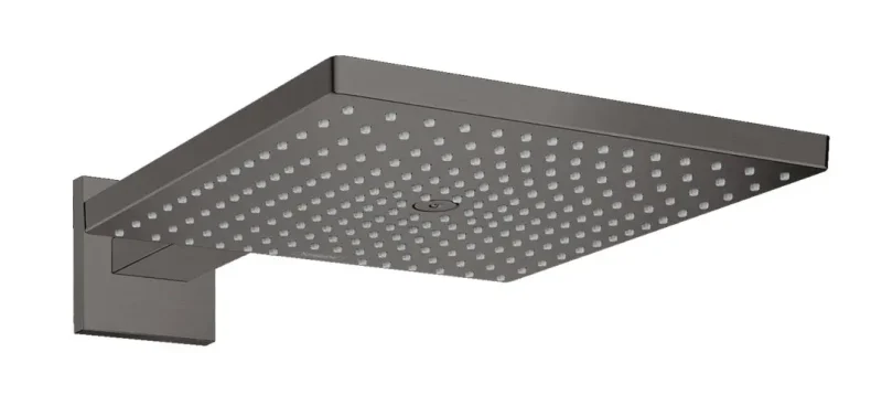 Hansgrohe Raindance E - galvas duša, 30x30 cm, EcoSmart, hroms melni birstēts 26239340