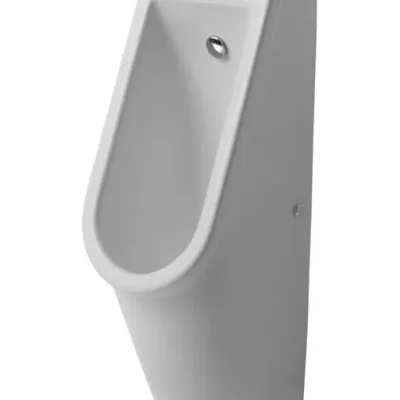 Duravit Starck 3 - pisuārs, pieslēgums augšā, Rimless, ar WonderGliss, alpu balts 08262500001