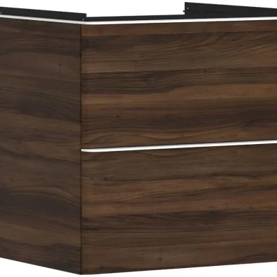 Hansgrohe Xelu Q - izlietnes apakšskapītis, 63x58x50 cm, 2 atvilktnes, tumšs valrieksts/balts matēts 54026700