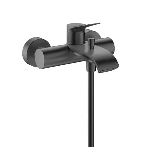 Hansgrohe Vivenis - vannas maisītājs, hroms melns birstēts 75423340