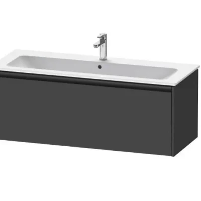 Duravit Ketho.2 - izlietnes skapītis, 44x121x48 cm, 1 atvilktne, grafīta matēts K25065049490000