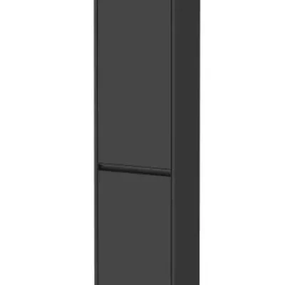 Duravit Ketho.2 - augstais skapis 176x40x36 cm, ar 2 durvīm, eņģes kreisajā pusē, grafīta matēts K21329L49490000