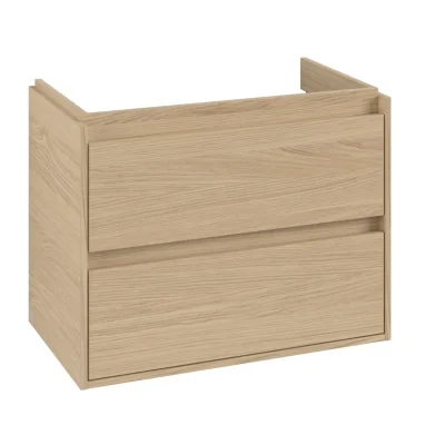 Villeroy & Boch Skyla - izlietnes apakšskapītis, 77x60x44 cm, 2 atvilktnes, Nordic Oak C79700VJ