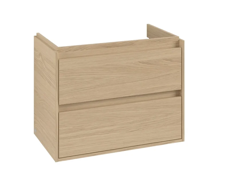 Villeroy & Boch Skyla - izlietnes apakšskapītis, 77x60x44 cm, 2 atvilktnes, Nordic Oak C79700VJ