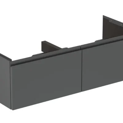 Ideal Standard Finesse - izlietnes skapītis 120x51x37 cm, 2 atvilktnes, matēti antracīta E3398Y2