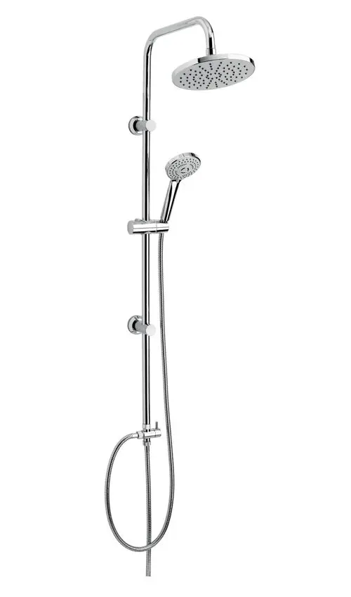 Novaservis dušas komplekti - dušas komplekts, augšējā un rokas duša ar turētāju un dušas šļūteni, augstums 106 cm, hroms SET030,0