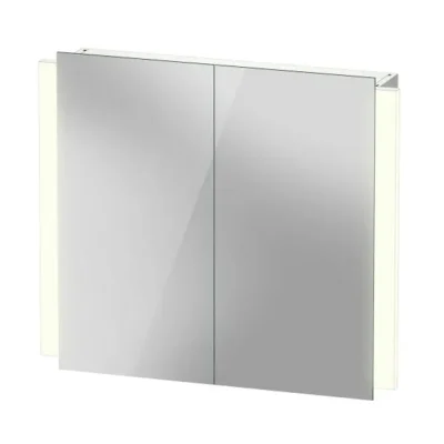 Duravit Ketho.2 - spoguļskapītis ar LED apgaismojumu, 70x80x16 cm, 2 durvis K27136000001000