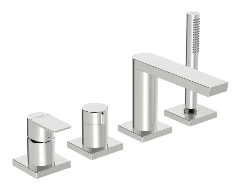 Hansa Stela - vannas maisītājs, 4 caurumu montāža, hromēts 57302473