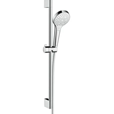 Hansgrohe Croma Select S - dušas komplekts Multi 0,65 m, EcoSmart 9 l/min, balts / hromēts 26561400