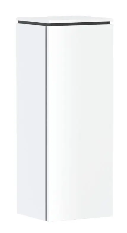 Hansgrohe Xilesa E - sānu skapis, 40x107x35 cm, 1 durvis, eņģes kreisajā pusē, matēti balts 54283700