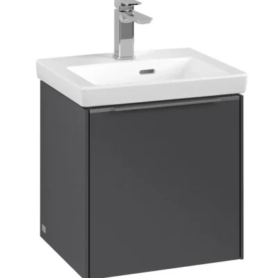 Villeroy & Boch Subway 3.0 - izlietnes apakšskapītis, 42x43x38 cm, 1 durvis, Graphite C58200VR