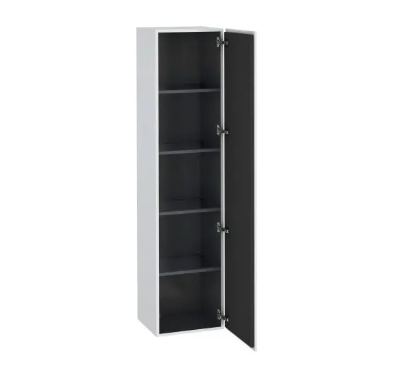 Duravit L-Cube - augstais skapis 176x40x36 cm, eņģes labajā pusē, balts matēts LC1180R1818