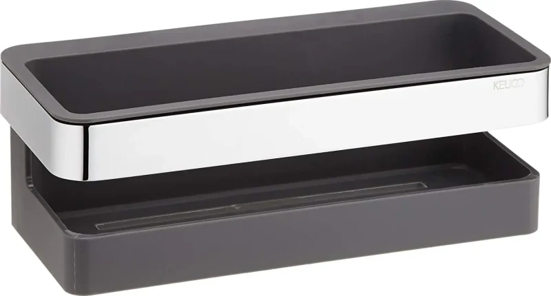 Keuco Collection Moll - plaukts, garums 24 cm, antracīts/hroms 12758010001